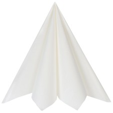Serviette intissé blanche