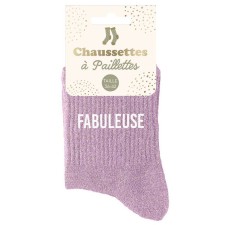 Paire de chaussettes fabuleuse à paillettes Paire de chaussettes fabuleuse à paillettes