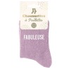 Paire de chaussettes fabuleuse à paillettes