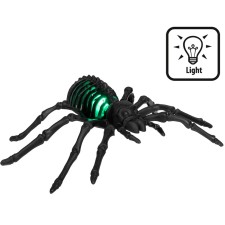 Araignée squelette Halloween lumineuse