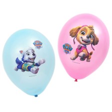 Ballon anniversaire Pat'Patrouille rose et bleu