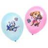 Ballon anniversaire Pat'Patrouille rose et bleu