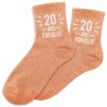 Chaussette paillette 20 ans anniversaire