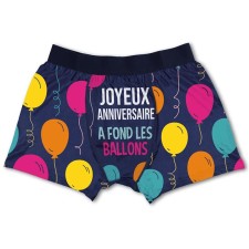 Caleçon joyeux anniversaire Caleçon joyeux anniversaire