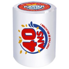 Rouleau papier WC 40 ans anniversaire Rouleau papier WC 40 ans anniversaire