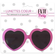 Lunettes EVJF en forme de cœur