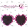 Lunettes EVJF en forme de cœur