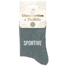 Paire de chaussettes sportive à paillettes