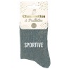 Paire de chaussettes sportive à paillettes