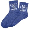 Chaussettes paillettes 50 ans anniversaire