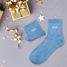 Cadeau chaussettes à paillettes Peste