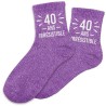 Chaussette paillette 40 ans anniversaire