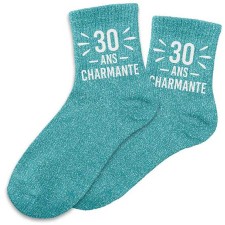 Chaussette paillette 30 ans anniversaire