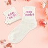 Cadeau EVJF chaussettes à paillettes Future Mariée