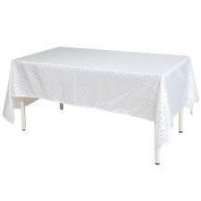 Nappe cœur blanche et or
