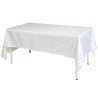 Nappe cœur blanche et or