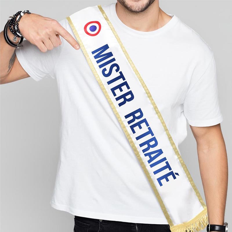 Écharpe mister retraite Écharpe mister retraite