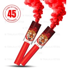 Fumigènes à main rouges