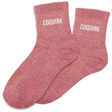 Chaussettes paillettes coquine