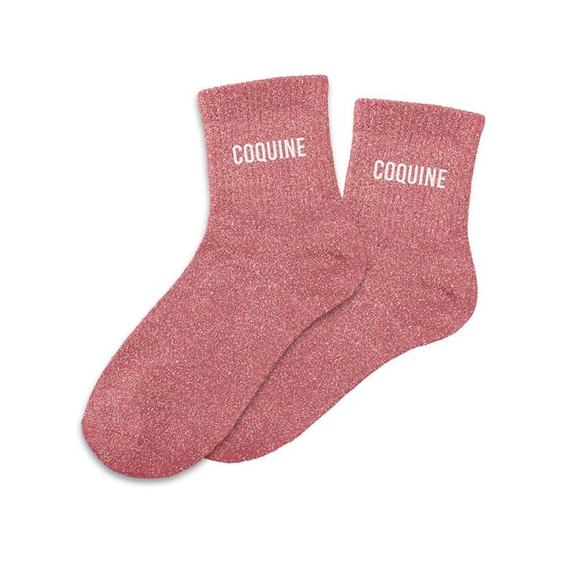 Chaussettes paillettes coquine Chaussettes paillettes coquine