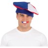 Béret bleu blanc rouge