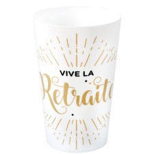 Gobelet retraite réutilisable