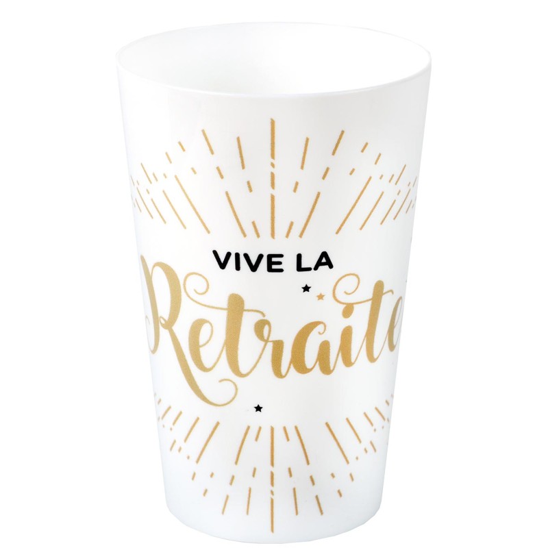 Gobelet retraite réutilisable Gobelet retraite réutilisable