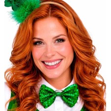 Accessoire Saint-Patrick nœud papillon vert Accessoire Saint-Patrick nœud papillon vert