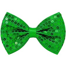 Nœud papillon vert à sequins Nœud papillon vert à sequins