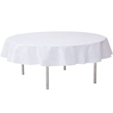 Nappe blanche ronde