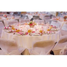 Nappe ronde blanche mariage Nappe ronde blanche mariage