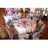 Nappe ronde intissé blanche