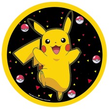 Assiette Pokémon anniversaire en carton