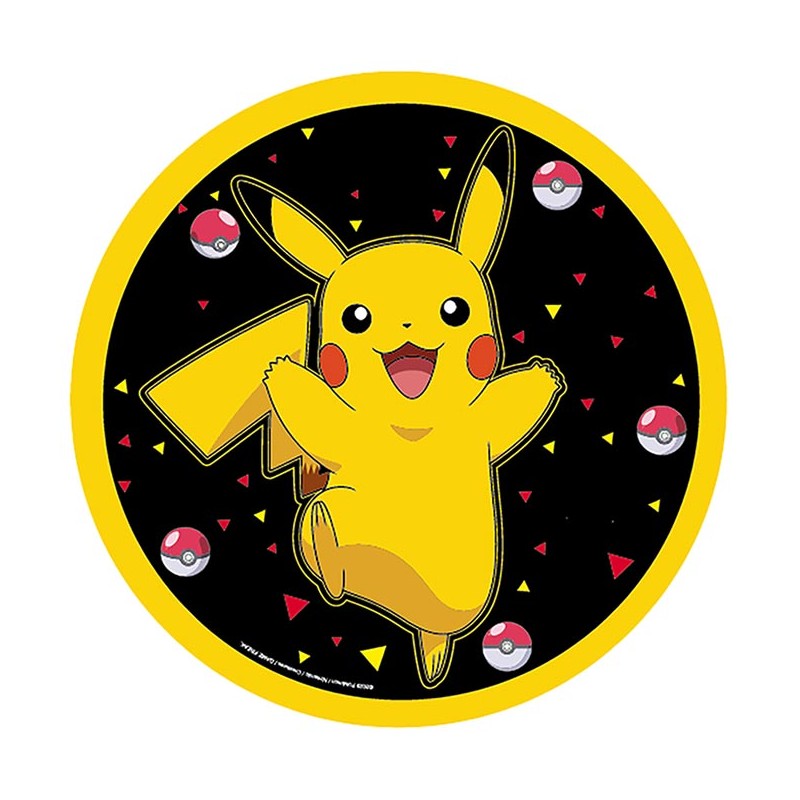 Assiette Pokémon anniversaire en carton Assiette Pokémon anniversaire en carton