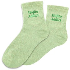 Chaussette paillette mojito addict