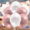Ballons pour décoration d'anniversaire rose gold