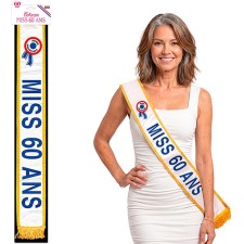 Écharpe miss 60 ans anniversaire
