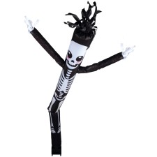 Tube gonflable squelette Halloween