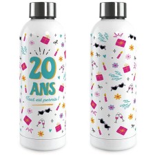 Gourde anniversaire 20 ans femme Gourde anniversaire 20 ans femme