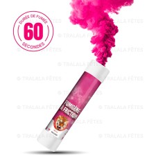 Fumigène rose à friction