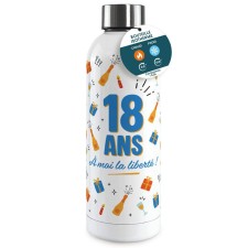 Gourde isotherme 18 ans homme anniversaire