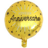 Ballon joyeux anniversaire mylar couleur or Ballon joyeux anniversaire mylar couleur or