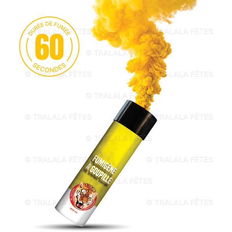 Fumigène jaune à goupille Fumigène jaune à goupille
