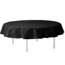 Nappe ronde noire 240 cm