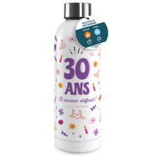 Gourde isotherme 30 ans femme anniversaire