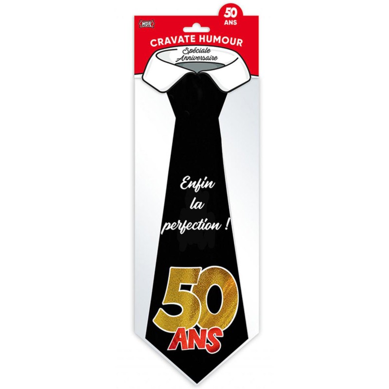 Cravate anniversaire 50 ans Cravate anniversaire 50 ans
