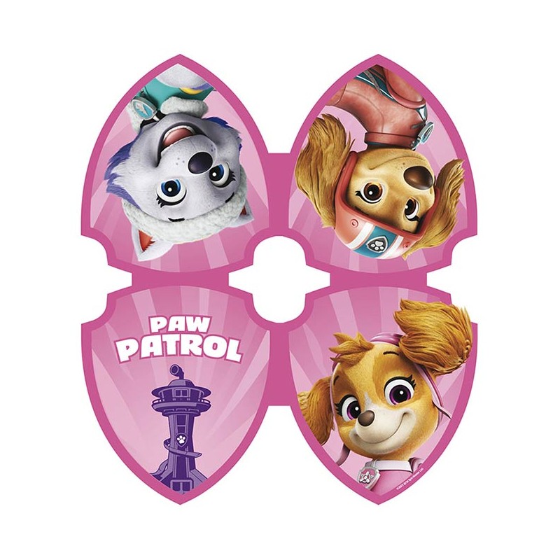Serviette anniversaire Pat'Patrouille rose Serviette anniversaire Pat'Patrouille rose