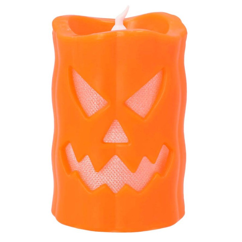 Bougie Halloween citrouille LED Bougie Halloween citrouille LED