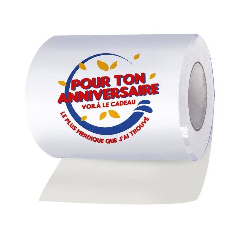 Papier toilette anniversaire Papier toilette anniversaire