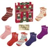Calendrier chaussettes paillettes